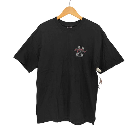 ヘインズ Hanes Boneyard Saloon 両面プリント クルーネックTシャツ メンズ L