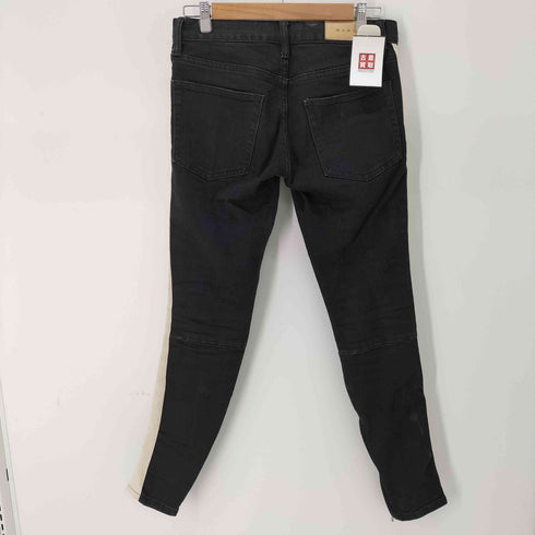 ミニマル mnml 裾ジップ サイドラインテーパードデニムパンツ メンズ US:28-29