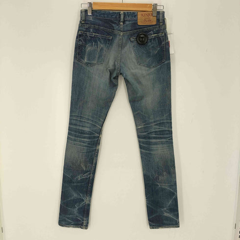 ヒステリックグラマー HYSTERIC GLAMOUR KINKY JEANS スタッズ ダメージ加工 デニムパンツ メンズ