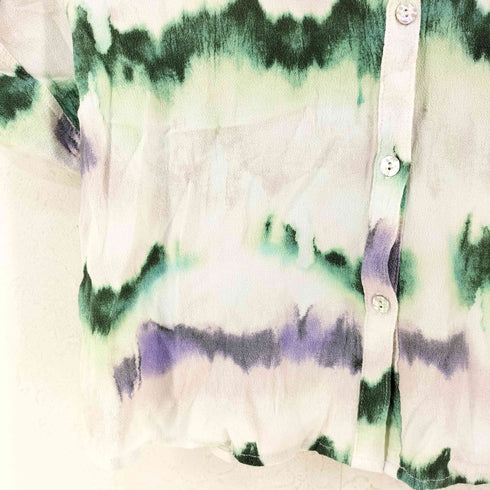 ザラ ZARA タイダイ 半袖シャツ レディース import:S