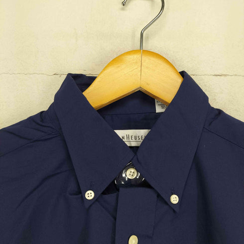 ヴァンヒューゼン VAN HEUSEN 企業ロゴ刺繍ワークシャツ メンズ M