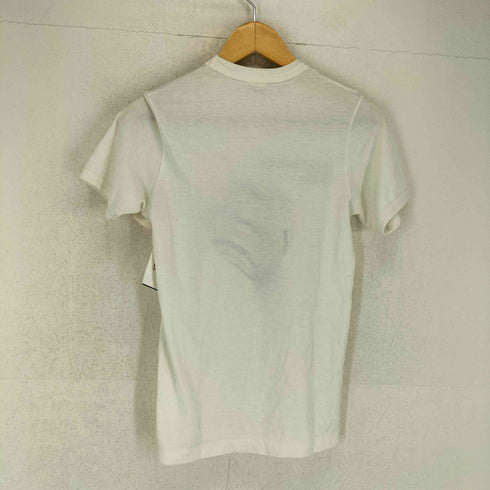 80-90s TRINI MFG カナダ製 メッセ―ジプリント クルーネック半袖Tシャツ カットソー メンズ S