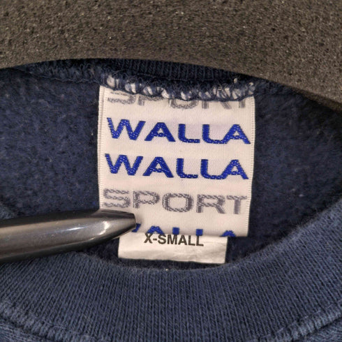 ワラワラスポーツ WALLA WALLA SPORT フリーダムスリーブ サイドパネル クルーネックスウェット メンズ import:XS