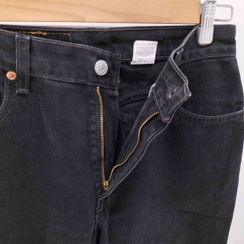 リーバイス Levis 00S 550 ボタン裏230 RELAXED FITテーパードブラックデニムパンツ メンズ JPN:S