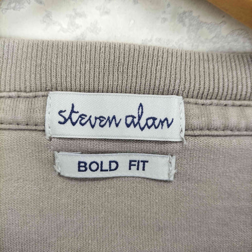 スティーブンアラン Steven Alan LIGHT HI-DENS CREW NECK LONG SLEEVE-BOLD メンズ JPN:S