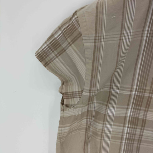N NUMBER シルク別布 袖裁断 チェックチェックシャツ メンズ 2