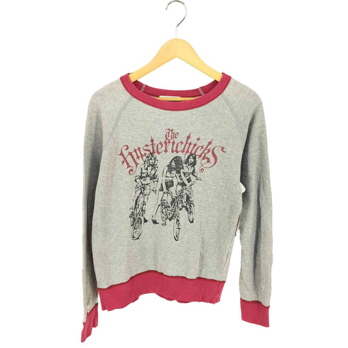 ヒステリックグラマー HYSTERIC GLAMOUR ガールプリント クルーネックスウェット レディース FREE