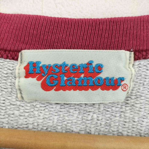ヒステリックグラマー HYSTERIC GLAMOUR ガールプリント クルーネックスウェット レディース FREE