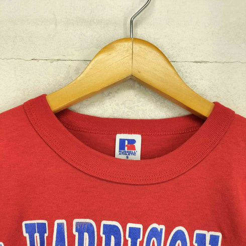 ラッセルアスレチック RUSSELL ATHLETIC 80-90s USA製 袖シングル HARBISON ALLSTAR クルーネック半袖Tシャツ カットソー メンズ S