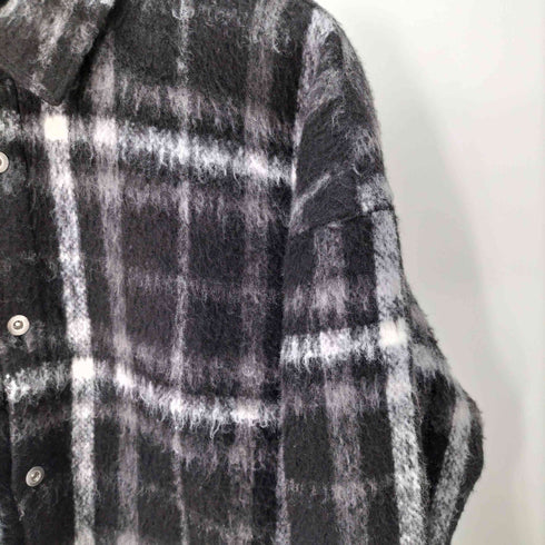 アズールバイマウジー AZUL by moussy SHAGGY CHECK SHIRT メンズ JPN:M