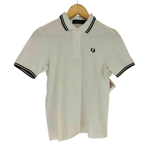 フレッドペリー FRED PERRY 鹿の子 ロゴ刺繍S/S ポロシャツ メンズ JPN:S