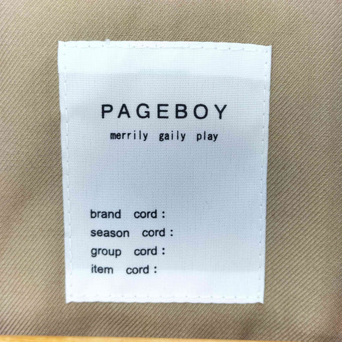 ページボーイ PAGEBOY 金ボタン ダブルブレストテーラードジャケット レディース JPN:M