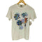オニータ ONEITA 80-90s USA製 袖 裾シングル 熱帯魚プリント クルーネック 半袖Tシャツ カットソー メンズ JPN:M