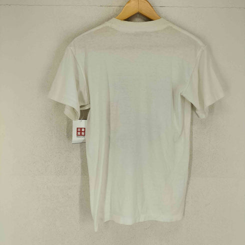 オニータ ONEITA 80-90s USA製 袖 裾シングル 熱帯魚プリント クルーネック 半袖Tシャツ カットソー メンズ JPN:M
