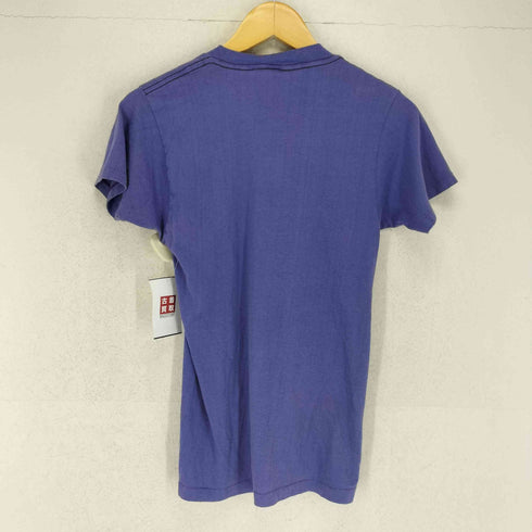 80-90s BIRAS GREEK 袖 裾シングル フロントプリント クルーネック半袖Tシャツ カットソー メンズ