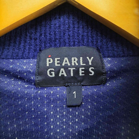 パーリーゲイツ PEARLY GATES 裏地メッシュ ハーフジップニットプルオーバー レディース 1