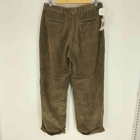 ノーティカ NAUTICA RIGGER CLASSIC FIT 2タック 裾ダブル ワイド コーデュロイ パンツ メンズ 34×30