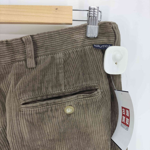 ノーティカ NAUTICA RIGGER CLASSIC FIT 2タック 裾ダブル ワイド コーデュロイ パンツ メンズ 34×30