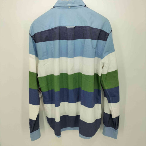 ブルックスブラザーズ BROOKS BROTHERS マルチボーダー柄L/Sボタンダウンシャツ メンズ XL