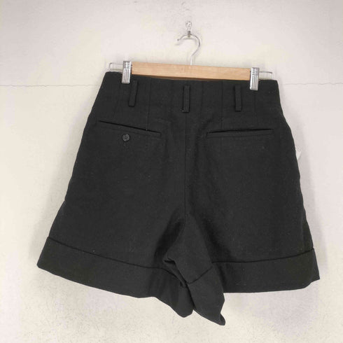 コムデギャルソンコムデギャルソン COMME des GARCONS COMME des GARCONS 12AW ウールメルトン 2タック ワイドスラックス ショートパンツ レディース JPN:XS