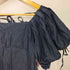 スナイデル snidel 22SS Sustainable 2WAYパフスリブラウス レディース F
