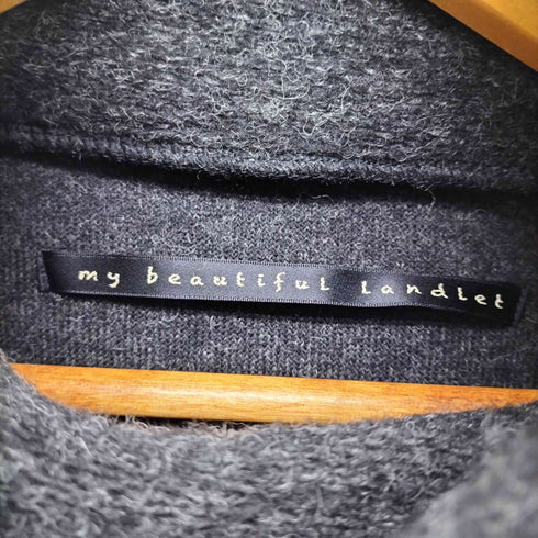 マイビューティフルランドレット my beautiful landlet ポリエステルタートルネックニットセーター メンズ JPN:0