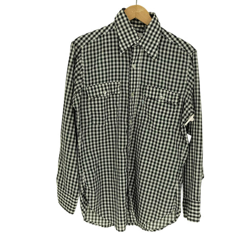 リーバイス Levis 70S 白タブ ギンガムチェック 襟芯 フラップポケット L/S シャツ メンズ import:M