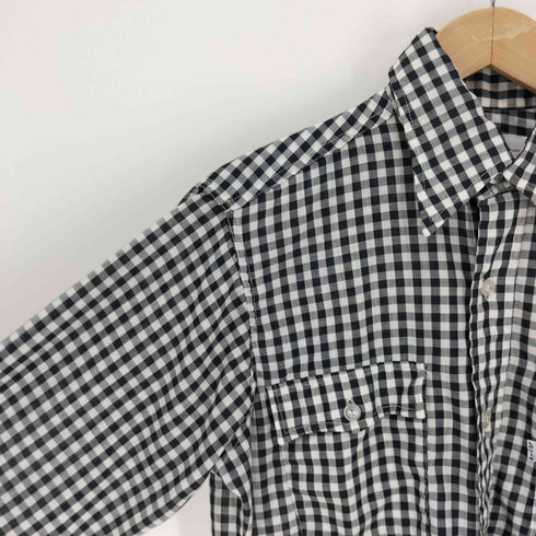 リーバイス Levis 70S 白タブ ギンガムチェック 襟芯 フラップポケット L/S シャツ メンズ import:M