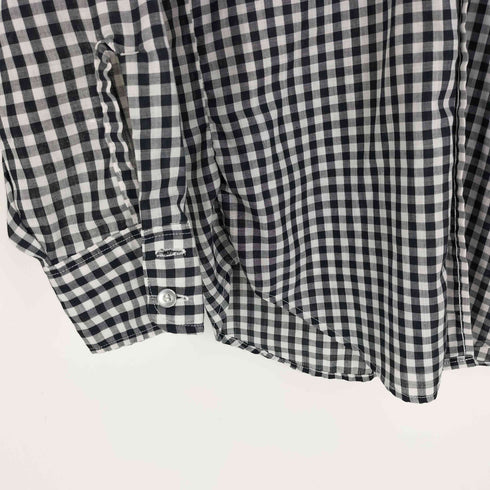 リーバイス Levis 70S 白タブ ギンガムチェック 襟芯 フラップポケット L/S シャツ メンズ import:M