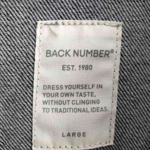 バックナンバー BACK NUMBER 2nd type デニム ジャケット メンズ import:L