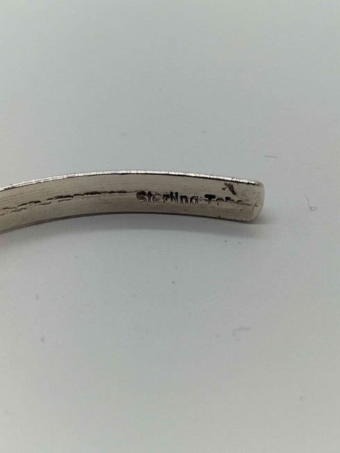 TAHE ナバホ インディアン シルバーバングル メンズ