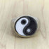 yin and yang 陰陽デザインリング メンズ 18号