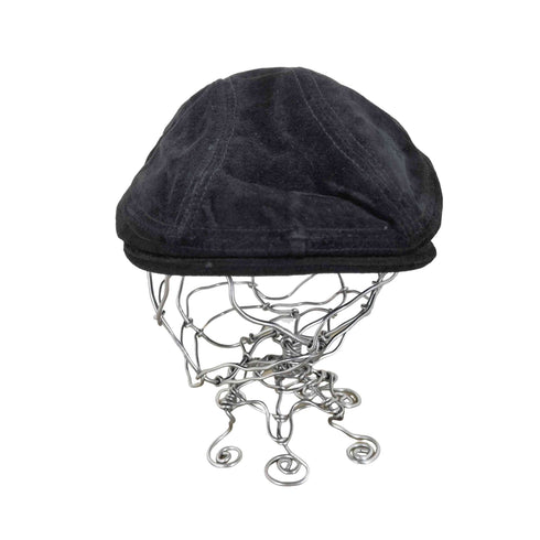ニューヨークハット NEWYORK HAT&CAP CO. USA製 本革スウェードハンチング帽 メンズ JPN:S