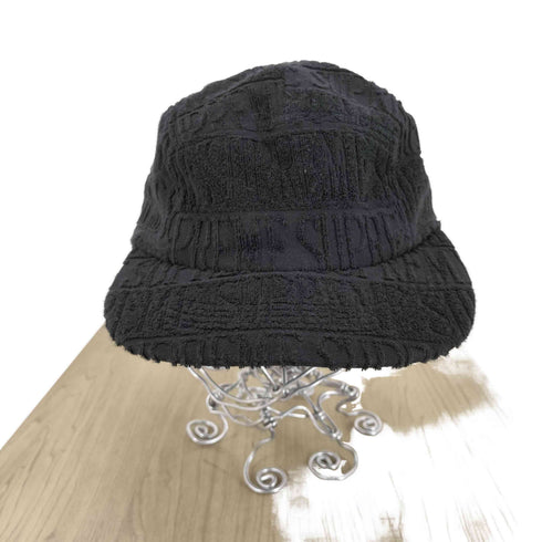 シュプリーム Supreme 17SS Text Stripe Terry Camp Cap メンズ