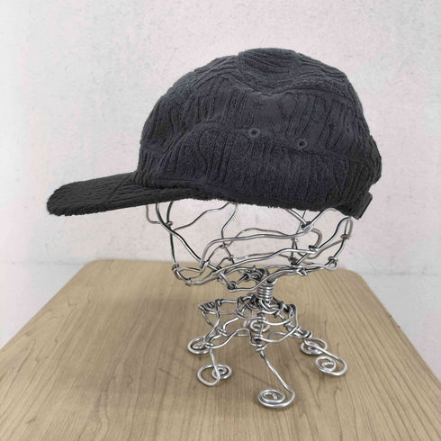 シュプリーム Supreme 17SS Text Stripe Terry Camp Cap メンズ