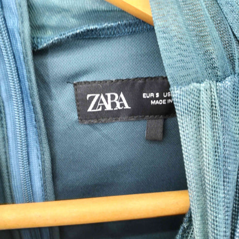 ザラ ZARA シアーワンピース レディース S