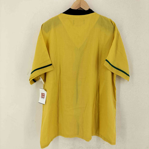 ヴァンヒューゼン VAN HEUSEN hampshire house パイピング ノーカラー パジャマシャツ レディース import:XL