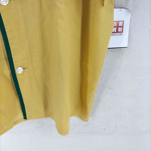ヴァンヒューゼン VAN HEUSEN hampshire house パイピング ノーカラー パジャマシャツ レディース import:XL