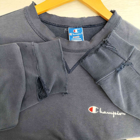 チャンピオン Champion 90S USA製 青タグ 前V ロゴ刺繍 スウェット メンズ import:M