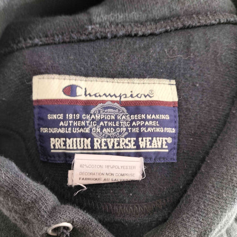 チャンピオン Champion 00S PREMIUM REVERSE WEAVE ASBURY PARK 三段プリントプルオーバーパーカー メンズ JPN:L