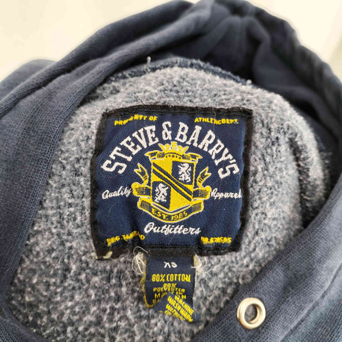 スティーブ バリース STEVE & BARRYS XAVIER ロゴ刺繍プルオーバーパーカー メンズ JPN:XS
