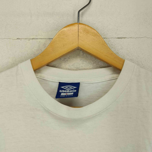 アンブロ UMBRO 90S MADE IN USA 両面ロゴプリントTシャツ メンズ L