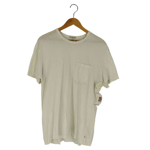 ジェームスパース JAMES PERSE USA製 STANDARD ダメージ加工 胸ポケット クルーネック Tシャツ メンズ 2