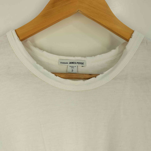 ジェームスパース JAMES PERSE USA製 STANDARD ダメージ加工 胸ポケット クルーネック Tシャツ メンズ 2