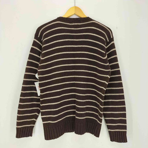 ポロバイラルフローレン Polo by RALPH LAUREN ポニー無し コットンリネン ボーダー ニット メンズ import:S