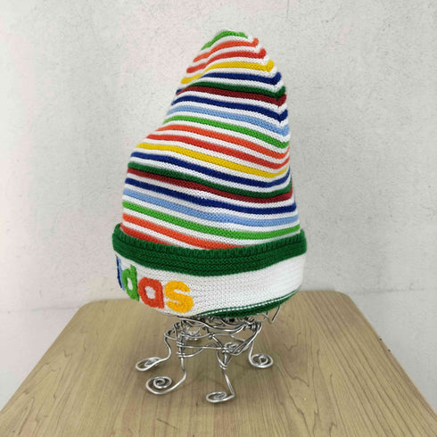 アディダス adidas マルチカラーボーダーニットキャップ メンズ FREE