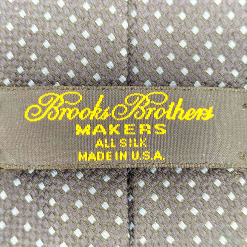 ブルックスブラザーズ BROOKS BROTHERS USA製 シルク100 ドット ネクタイ メンズ