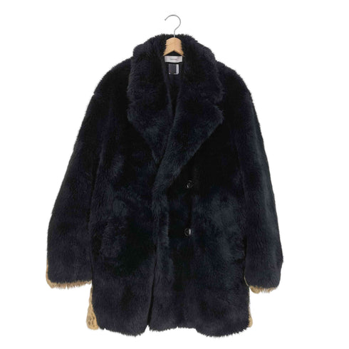 ファセッタズム FACETASM LEOPARD FAUX FUR PEA COAT レオパード フェイク ファー ピーコート メンズ JPN:4