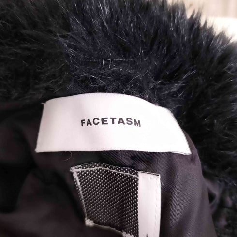 ファセッタズム FACETASM LEOPARD FAUX FUR PEA COAT レオパード フェイク ファー ピーコート メンズ JPN:4
