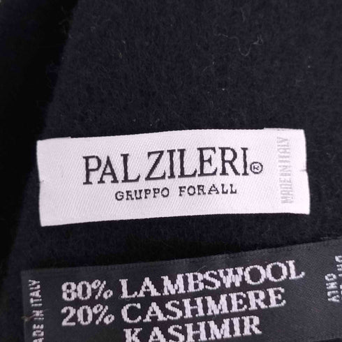 パルジレリ PAL ZILERI イタリア製 ラムウール カシミヤ フリンジ マフラー メンズ